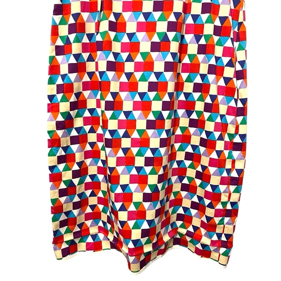 Kate Spade Women’s Dress Size 4 Multicolor Sheath Knee Length Sleeveless Preppy - Picture 3 of 7